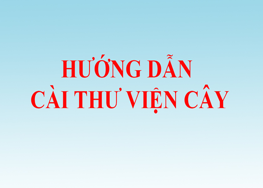PHÍ VÀ CÁCH CÀI THƯ VIỆN